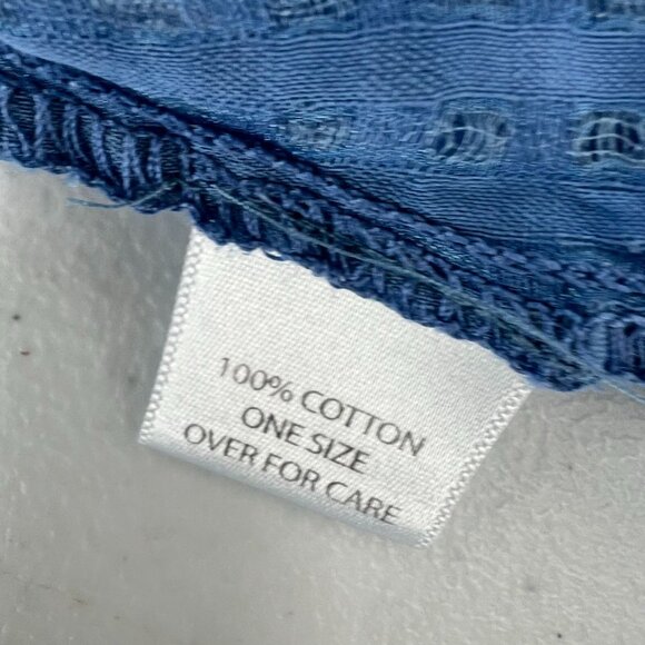 KL Playwear OS Wide Cut Lightweight Tunic Top Dusty Blue Cotton Boxy Minimalist - Picture 3 of 15